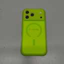 Thomo Magnetic for iPhone 17 Pro Max Case, [Compatible with Magsafe] [Full Camera Protection] Translucent Matte Military Grade Shockproof with Anti-Fingerprint Phone Cover 2025, Fluorescent Green