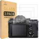 Mr.Shield Screen Protector compatible with Sony Alpha 1/ Alpha A1 [Tempered Glass] [3-PACK] [Japan Glass with 9H Hardness]