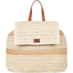 Roxy Spotless Sunnies Backpack | Straw | Beach | Vacation | Travel | Eco-Friendly | Lightweight | Natural