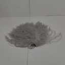 Witch Wig Old Lady Wig Women Long Grey Curly Costume Wig Cosplay Halloween Hair