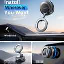 CoolpowNewest Vacuum Magnetic Phone Holder for Car Phone Holder MountMovable Vacuum Suction Magsafe Car Mount Cell Phone Holders for Your Car Accessories for Women Men for iPhone 17 16 15 14 Kits
