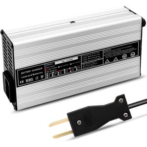 36V 5A Golf Cart Charger with Crowfoot Connector Plug Compatible with TXT DS Golf Cart