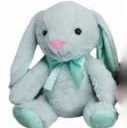 Holiday Home 12" Blue Bunny Plush, 12 in