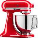 KitchenAid Artisan Series 5 Quart Tilt Head Stand Mixer with Pouring Shield KSM150PS, Passion Red