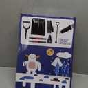 Snow Shovel Kit Removal Tools - 5 in 1 Foldable Car Snow Shovel + Snow Brush + Ice Scraper + Glove + Mini Ice Scraper, Portable Emergency Snow Remover Shovel Set for Car Truck Camping Outdoor