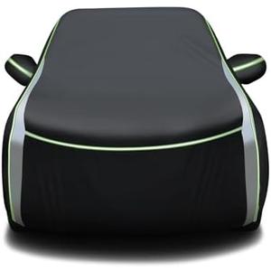 Cartist Full Car Cover Fits for Toyota Camry 1987-2024 2025 2026 All Weather Car Covers Outdoor for Camry Waterproof Anti UV with Zipper & Reflective Safety Strips