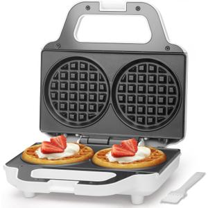 4 Inch Double Mini Waffle Maker Machine, Chaffle Maker, Waflera Electrica, Small Waffle Iron for Waffles, Keto Chaffles, Hash Browns, Cookies, Non-stick Plates 4 Inch Double Mini Waffle Maker Machine, Chaffle Maker, Waflera Electrica, Small Waffle Iron for Waffles, Keto Chaffles, Hash Browns, Cookies, Non-stick Plates