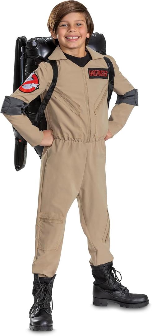 Disguise Child Ghostbusters Costume for Kids, Official Ghostbusters Frozen Empire Movie Costume Jumpsuit (XS (3T-4T))