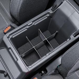 TACOBRO Center Console Dividers for Honda CRV 2023 2024 2025 Accessories CR-V LX/EX/EX-L/Sport Hybrid/Sport-L Hybrid/Sport Touring Hybrid Organizer Armrest Secondary Storage ABS Insert Separator