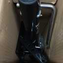 8" Spoke Wheel Trailer Jack, 10" Vertical Movement, 1500 lbs, for RV, Boat, Trailer and More, Black