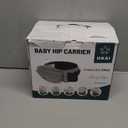 HKAI Baby Hip Carrier,Baby Carrier with Adjustable Waistband & Breathable Mesh, Ergonomic Carrier with Non-Slip Hip Seat Surface for Newborns & Toddlers (Grey)