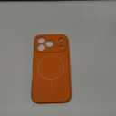 Miracase Magnetic for iPhone 17 Pro Case, Compatible with MagSafe, Integrated Silicone Camera Control Cover, 3.0mm Thicken Shockproof Drop Protection Phone Case for 17 Pro,Orange