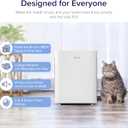 Levoit Air Purifier for Home Bedroom, Quiet Clean with Washable Pre-Filter for Dander, Smoke, Dust, Pollen, AHAM VERIFIED, Odor Eliminators for Medium Sized Rooms, Pet Hair Remover, Vital 100, White