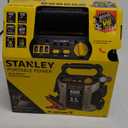 STANLEY J309 Portable Power Station Jump Starter 600 Peak Amp Battery Booster, 3.1A USB Ports, Battery Clamps