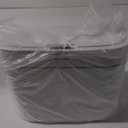 JOYBOS Bathroom Trash Can,3 Gallon Waterproof Automatic Small Bathroom Garbage Can with Lid, Slim Motion Sensor Plastic Narrow Trash Bin for Bedroom, Kitchen, Office,RV White