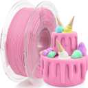 iSANMATE Pink Matte PLA 3D Printer Filament, Pink PLA Filament 1.75mm Designed for High Speed 30-600mm/s, Fast Printing Speed PLA, Dimensional Accuracy 0.02mm, 1kg Spool (2.2lbs)