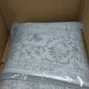 PureCozy Gray Area Rug 6x9 Machine Washable Vintage Living Room Distressed Non Slip Carpet Traditional Indoor Bedroom Grey Retro Floral Accent Throw Large Rug for Office Kitchen Dining Room