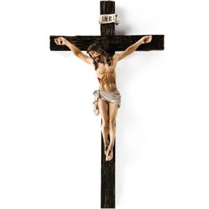 TALPGOD Crucifix Wall Cross,Jesus Cross Home Décor, Jesus Statue Catholic Hanging Crosses for Wall Art,Religious Wall Crucifix Decor,Crucifijos Catolicos Crosses Wall Decor 10 Inch
