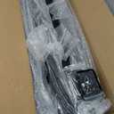 Level Drilled Cable Railing Post 36" (35"X2"x2"), Stainless Steel Black Square Deck Railing Post Flat Bracket, Pre-Drilled Level Holes Railing Post for Horizontal Cable System, Surface Mount Posts(4P)
