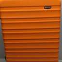 Amazon Basics 30" Hardside Large Checked Luggage, Hardshell Suitcase With Wheels, Expandable For Up to 15% More Space, With Scratch-Resistant Surface, Four Multi-directional Wheels, Orange