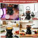 Coal Burner, Charcoal Burner For Cubes Charcoal Starter ETL Approved Durable Multipurpose Electric Stove 120v~600w,Overheat Protection Coconut Coals Burner
