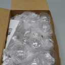 Patelai 30 Pcs Christmas Clear Plastic Fillable Ornaments for Tree Christmas Drink Balls Plastic DIY Hanging Pendant Ball for Crafts Home Wedding Party Decor (50,100 ml)