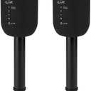 iLive ISBW240BDL ISBW240BDL Bluetooth Indoor and Outdoor Waterproof Speakers with Removable Stakes, 2 Count, Black