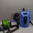 Electric Pressure Washer,5000 PSI 4.0 GPM Power Washer Electric Powered with Foam Cannon,4 Nozzles,33FT Hose and Soap Bottle,Car Wash Machine/Car/Driveway/Patio Clean (Blue)