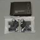 2 Pack Retractable Horizontal Badge Holders:Hold 1-4 Cards with 31.5" Retractable Keychain,Black