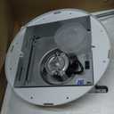 Broan-NuTone 750 Round Fan and Light Combo for Bathroom and Home, White Grille with Glass Lens, 100-Watts, 3.5 Sones, 100 CFM