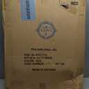 Caribbean Joe Folding Beach Chair, 4 Position Portable Backpack Foldable Camping Chair with Headrest, Cup Holder, and Wooden Armrests, 300 lb Capacity (Red)