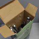 Kitchen Utensil Set – 6 Piece Stainless Steel Cooking Utensils with Rotating Holder Organizer Includes Slotted Spoon, Slotted Spatula, Large Spoon, Soup Ladle, Spatula, Pasta Server Silver/7PCS