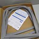 2 Pack W10830055 Refrigerator Door Gasket, Gray, 42.13 x 16.93 Inches
