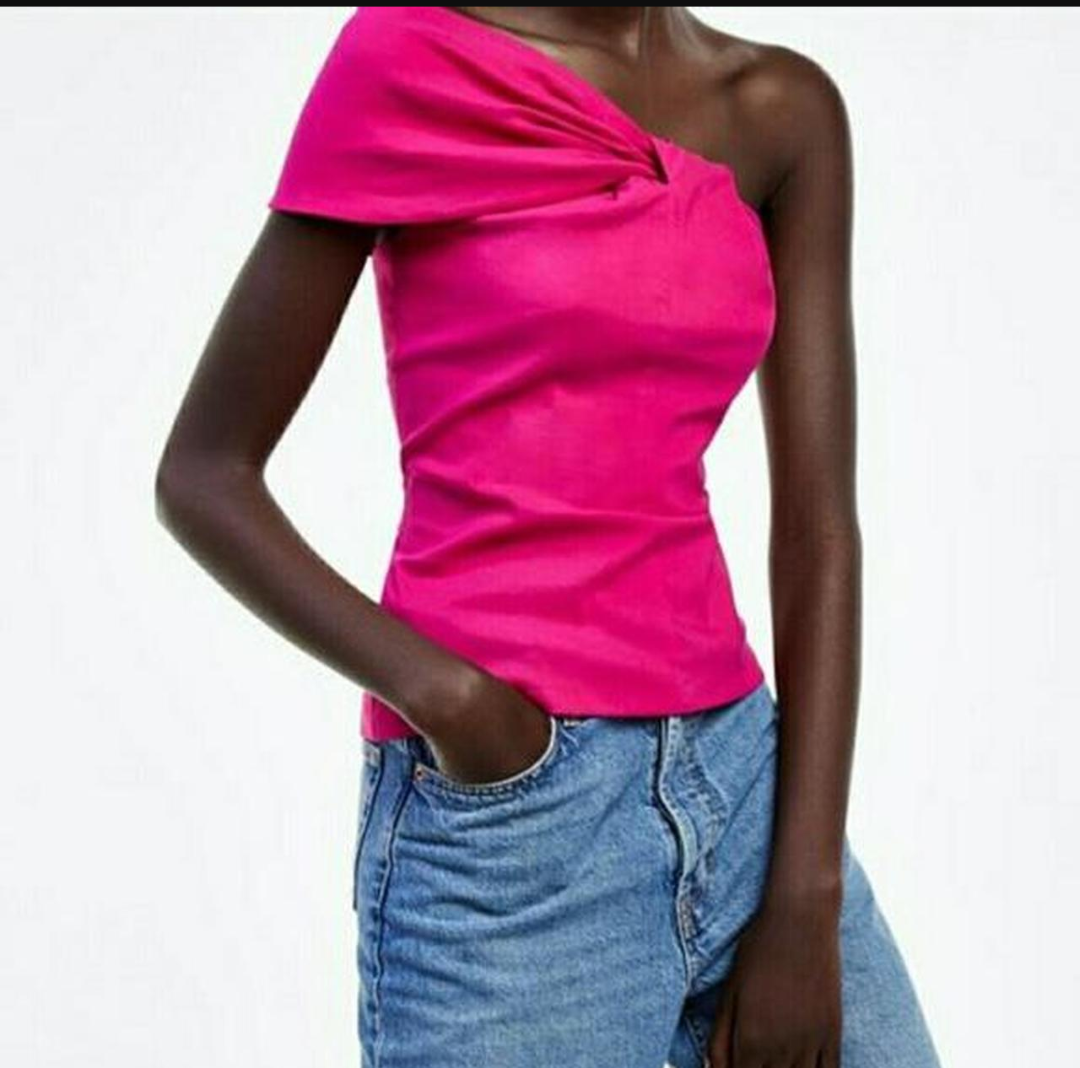 Zara Women's Pink Blouse XS