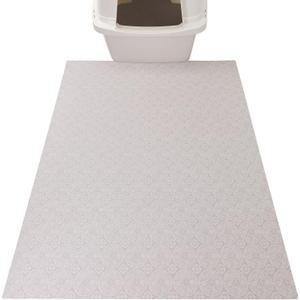 Drymate Original Cat Litter Mat, Contains Mess from Box, Protects Floors, Urine-Proof, Machine Washable, Soft on Kitty Paws, Absorbent, Waterproof (USA Made, Recycled Content) (29x36)(Tan Global)
