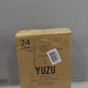 Kimino Drinks, Sparkling Water, 11.8 Fl Oz (Yuzu, Pack of 24) Best By 02/11/2026