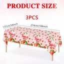 26-Piece Strawberry Theme Party Decoration Kit,3pc Strawberry Tablecloth 54 x 108 inches,Suitable for Strawberry Fruit Themes, Birthday Parties, Shower Party Supplies