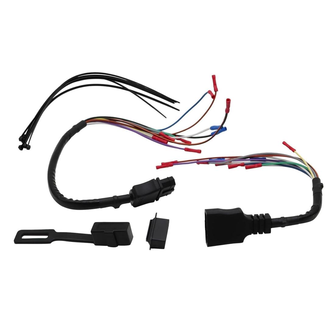 9-pin Truck and Plow Side Repair Harness Kit Compatible with Western Fisher Snow Plow Truck Side 49308 49317 22335K (Two)