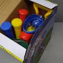 Liberry Toddler Golf Set with Putting Mat for 2 3 4 Years Old Boys Girls, Upgraded Kids Golf Cart with Unique Shoulder Strap Design, Indoor and Outdoor Golf Toys Gifts