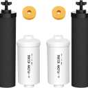Gravity Water Filters for Berkey Water Filter Replacement, Replacement for BB9-2 Black Filter & for PF-2 Fluoride Filters Combo Packs,Compatible with Berkey Gravity Water Filter System,NSF 42