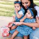 Happy Baby Organics Baby Snacks, Greek Yogis, Freeze Dried Yogurt & Fruit Snacks, Gluten Free Snack for Babies 9+ Months, Strawberry & Banana, 1 Ounce (EXP 03/12/27)