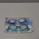 Kids Swim Goggles in Dual-Tone, Adjustable Nose Pads & Soft Silicone for Leak-proof(6-14), Clear Vision & Anti-Fog & Anti-UV