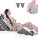 Wedge Pillow Set for After Surgery, 5 PCS Bed Wedge Pillow for Sleeping, Memory Foam Orthopedic Back Pillow for Pain Relief and Acid Reflux, Adjustable Post Surgery Pillow Grey