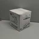 I00000 100PCS Silver Plastic Cups,9 oz Clear Plastic Cups with Silver Trim, Heavy-Duty Disposable Hard Cup For Party, Premium Cup Perfect for Wedding & Party