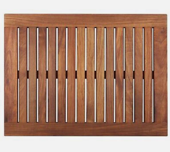 Teak Shower Mat 23.6″ x 17.7” w/ Frame