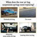 68260938AA Rear Left and Right Air Bag Suspension Springs, 1 Pair
