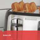 BLACK+DECKER 4-Slice Toaster, Extra Wide Slots, 7 Shade Settings, 1400 Watts, Frozen and Bagel Buttons, Toast Shade Selector, Extra Lift