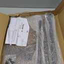 Large Tv Tray Side Table Sofa Tray for Couch Heavy Metal Base Swivel/Adjustable Height, Sofa Bed Bathroom Study TV Tray C Shaped End Table Food Snack Trays for Eating (15.7*19.7 in, Brown)