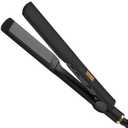 Hot Tools Pro Artist Black Gold Flat Iron | Long Lasting, Extra Smooth Styles (1-1/4 in)