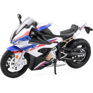 COOLPUR Die Cast Motorcycle Model for S1000RR, Realistic Motorcycle Model, 1:12 Scale Kids Moto Toy or Collection, Boyfriend,Young Peoples Gift(Blue)